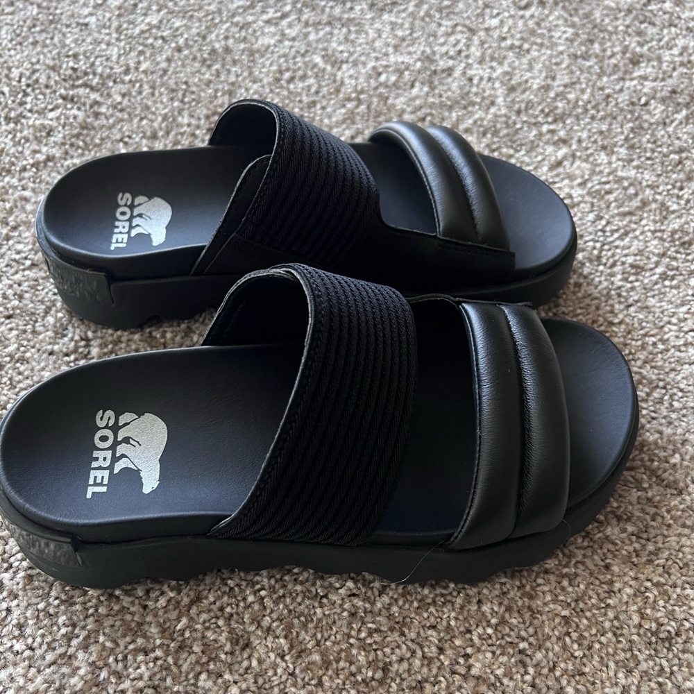 Nordstrom Black Slide Sandals